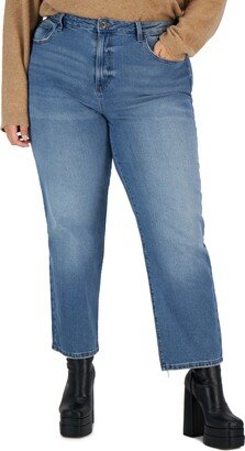 Trendy Plus Size Straight-Leg Jeans