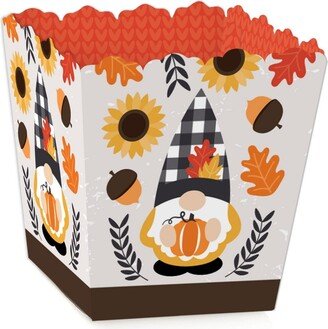 Big Dot of Happiness Fall Gnomes - Party Mini Favor Boxes - Autumn Harvest Party Treat Candy Boxes - Set of 12