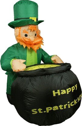 Northlight 4Ft Inflatable Lighted St. Patrick's Day Outdoor Decoration