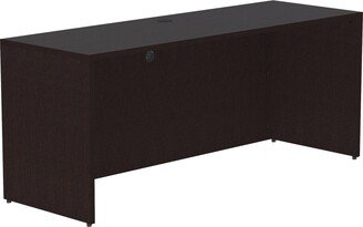 Essentials Espresso Laminate Credenza Shell