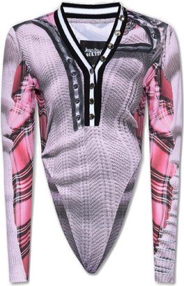 Y Project X Jean Paul Gaultier V-Neck Bodysuit