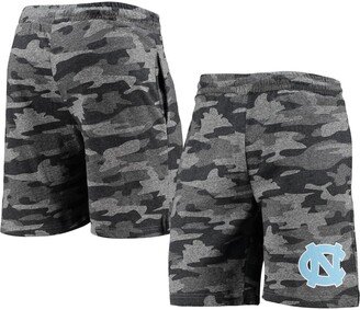 Men's Concepts Sport Charcoal, Gray North Carolina Tar Heels Camo Backup Terry Jam Lounge Shorts - Charcoal, Gray