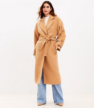 Petite Modern Tie Waist Trench Coat