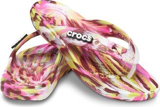 Classic Flip-Flop (Electric Pink/Multi Marbled) Slide Shoes