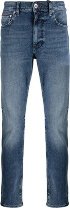 Mid-Rise Tapered Skinny Jeans