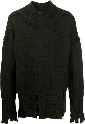 Distressed Wool Jumper