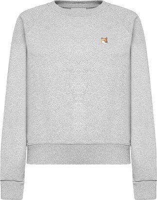 Fox Head Patch Sweatshirt-AD