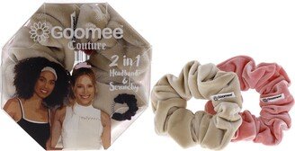 Couture Hair Tie Set - Champagne Brunch by Goomee for Women - 2 Pc Hair Tie