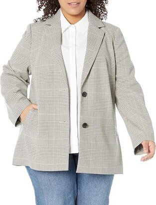 Plus Dorset Blazer with Welt Pockets (Nicholas Glen Plaid) Women's Jacket