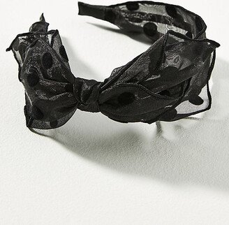 By Anthropologie Polka Dot Bow Headband