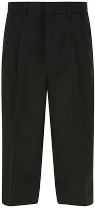 High-Rise Cropped Trousers