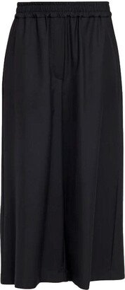 Cropped Wool Trousers-AC