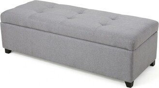 Brentwood Storage Ottoman - Gray