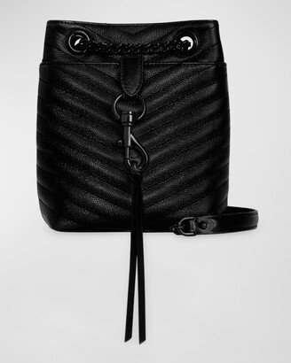 Edie Mini Quilted Leather Bucket Bag
