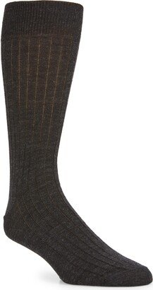 Rib Crew Socks-AB