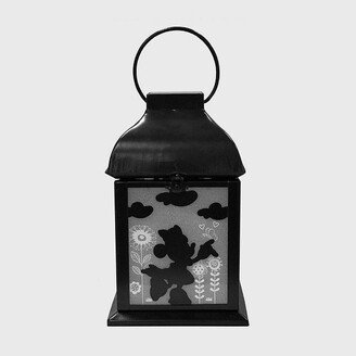 8.3 Minnie Mouse Solar Metal Outdoor Lantern Black