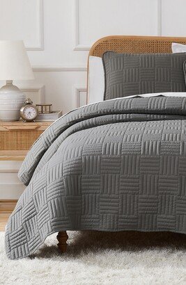 Grid Oversized Quilt Set