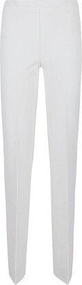 High-waisted Elastic Trousers-AA