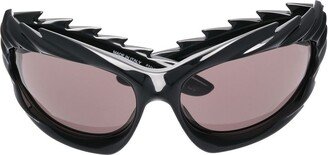 Balenciaga Eyewear Spike biker-style sunglasses