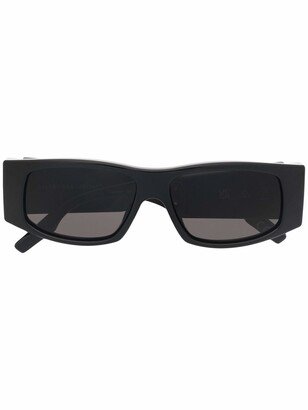 Balenciaga Eyewear LED logo rectangle-frame sunglasses