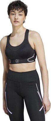 Truepace High Support Sports Bra II3228 (Black/Purple Glow) Women's Clothing