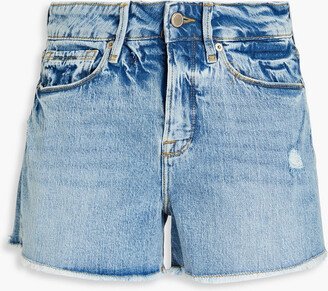 Good Curve distressed denim shorts