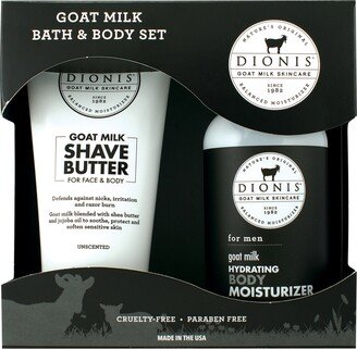 Men's Goat Milk Bath and Body Set, 2 Piece