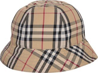 House Check-print Bucket Hat