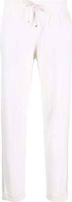 Cashmere drawstring trousers