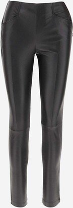 Stretch Leather Pants-AC