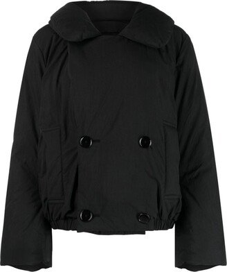 Wide-Lapels Puffer Jacket