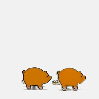 Curated Basics Pig Cufflinks