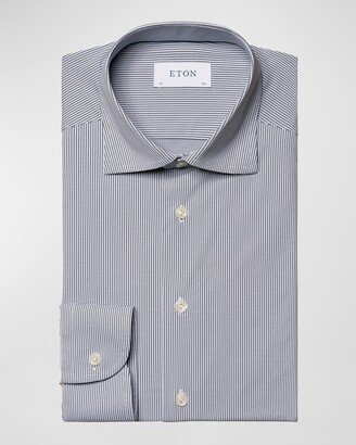 Men's Slim Fit 4-Way Stretch Dress Shirt-AC