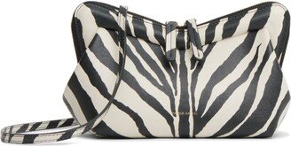 Frame zebra-print crossbody bag