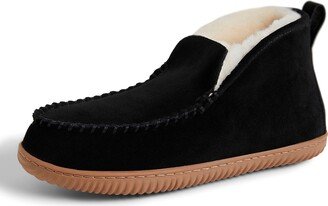 Fireside by Dearfoams Dearfoams Men's Rockhampton Indoor/Outdoor Shearling Boot Slipper-AA