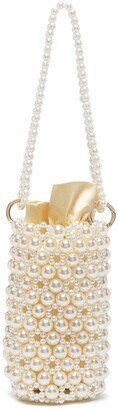 0711 Pearl-Detail Bucket Bag-AB