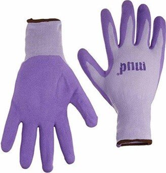 Mud Simply Mud Gloves, Nitrile Coated Gloves For Gardening and Work, Purple, Med