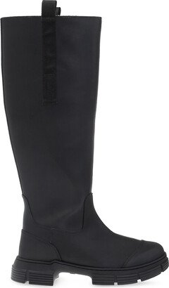 Rain Boots With Logo - Black