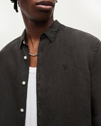 Cypress Long Sleeve Linen Relaxed Shirt