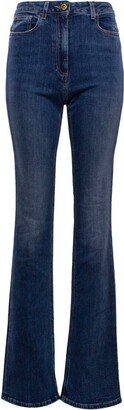 High-Waisted Bell-Bottom Jeans