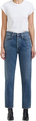 Fen High Rise Relaxed Taper Jean In Highway