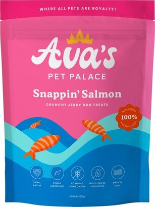 Ava's Pet Palace Snappin' Salmon Crunchy Jerky Treats for Dogs