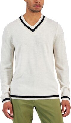 Men's V-Neck Cricket Sweater, Created for Macy's