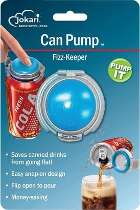 Fizz Keeper Can Pump to Pressurize Open Standard Canned Soda Pop or Beer 2 PK