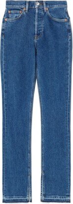 High-Rise Bootcut Jeans-AO