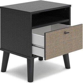 Ashley Furniture Charlang Two-tone Single Drawer Night Stand