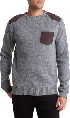 Corduroy Patch Pocket Pullover Sweater