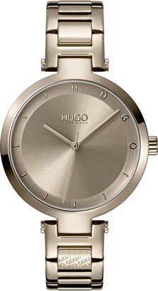 Hope Women's Quartz Stainless Steel and Link Bracelet Casual Watch (Model: 1540077)