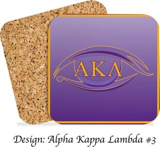 Beverage Coasters Square | Set Of 4Alpha Kappa Lambda