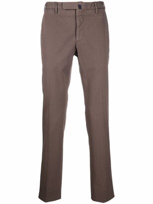 Tailored-Cut Cotton Trousers